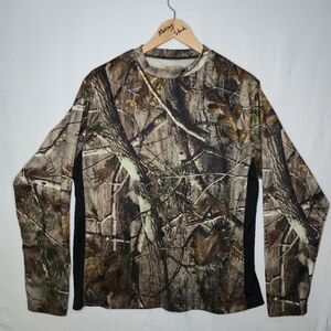 Remington Men's Long Sleeve Camo Stretchy Shirt Size Large (42" Chest)
